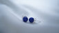 Silberohrstecker mit Lapis Lazuli