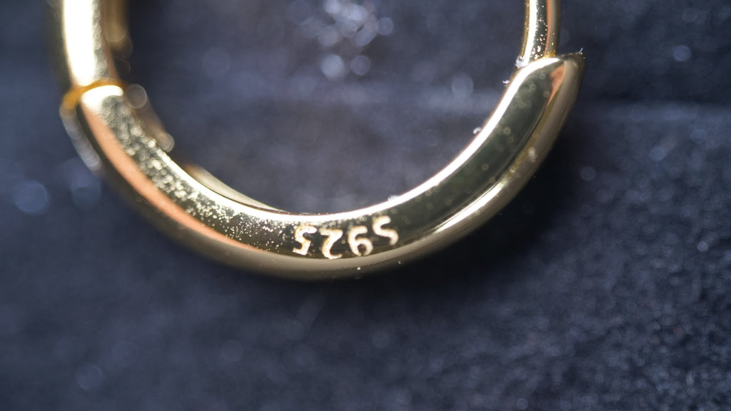 Minimalistische Gold-Kreolen – Schlicht. Edel. Zeitlos. (925 Sterling Silber, vergoldet)