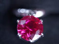 Silber-Kreolen mit Rubin – Leidenschaft. Kraft. Ausdruck. (925 Sterling Silber)